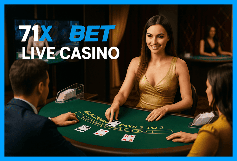 O 71XBET Live Casino lança promoções regularmente