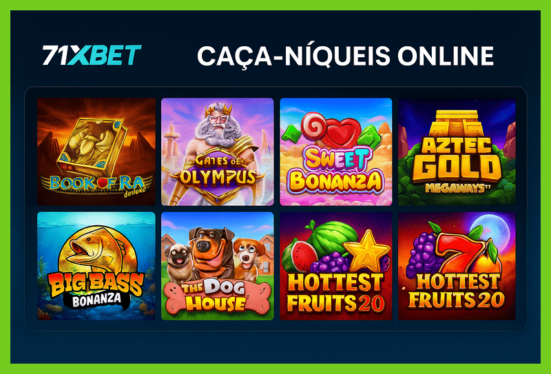 Jogos de Slot no Casino Online 71XBET