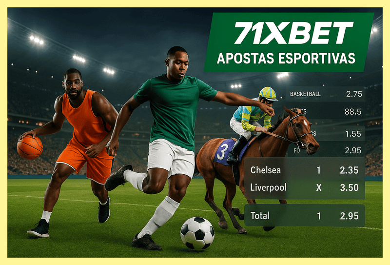 Apostas esportivas no cassino online 71XBET